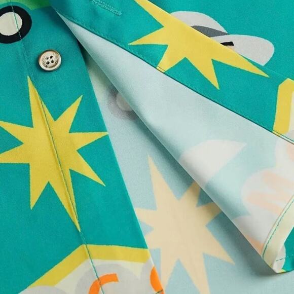 Las Vegas Rat‎ Pack Retro Vacation Hawaiian Camp Shirt Sz XXL - Picture 4 of 9